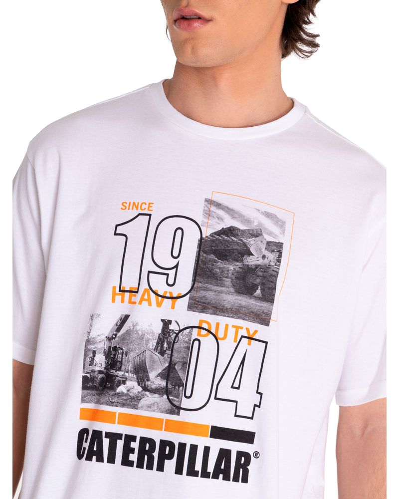 Polera-Manga-corta-Casual-Hombre-WORKWEAR-GRAPHIC-TEE-4-Blanco-CAT