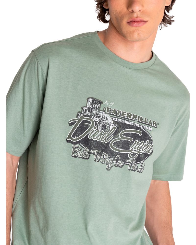 Polera-Manga-corta-Casual-Hombre-HISTORIC-TRADITION-GRAPHIC-TEE-5-Verde-CAT