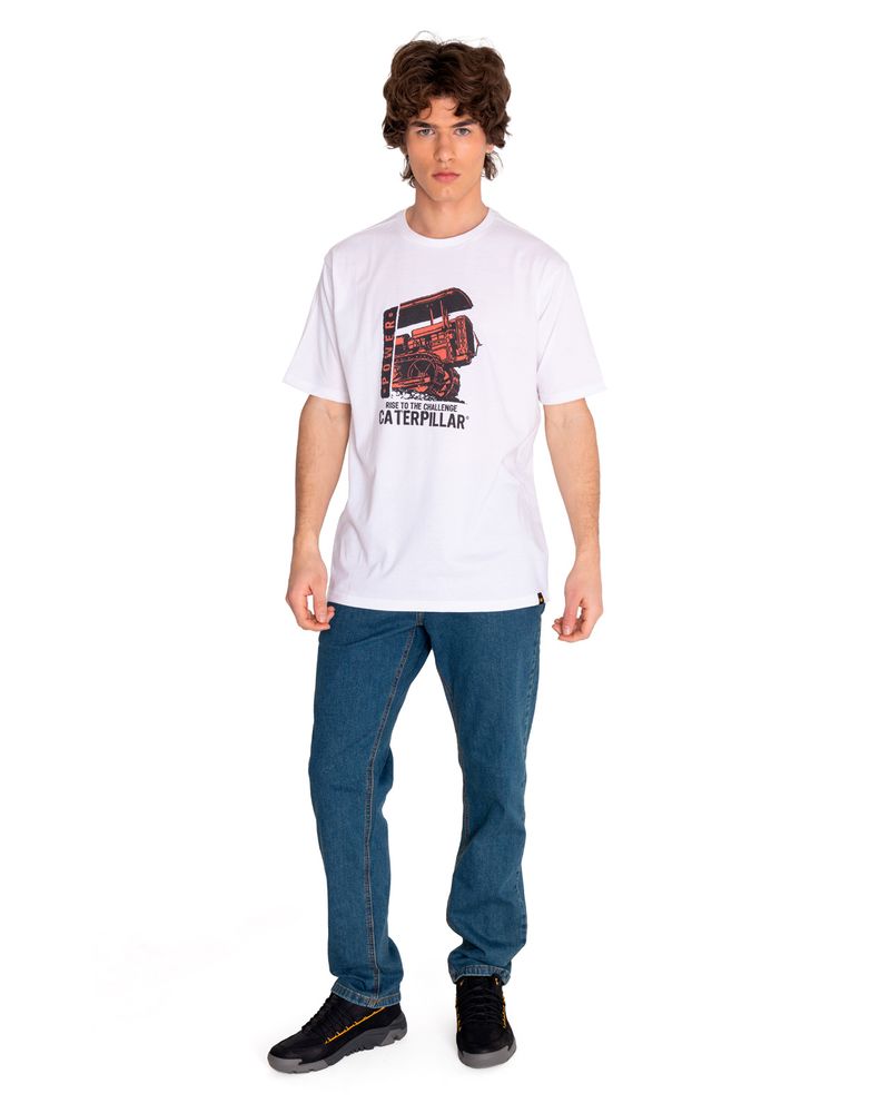 Polera-Manga-corta-Casual-Hombre-HISTORIC-TRADITION-GRAPHIC-TEE-11-Blanco-CAT