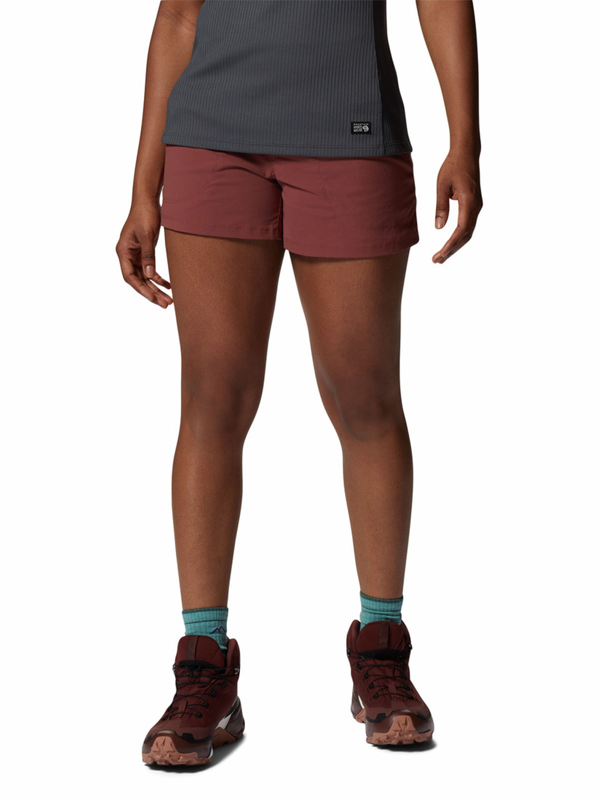 Short Mujer Dynama/2 Rojo Mountain Hardwear