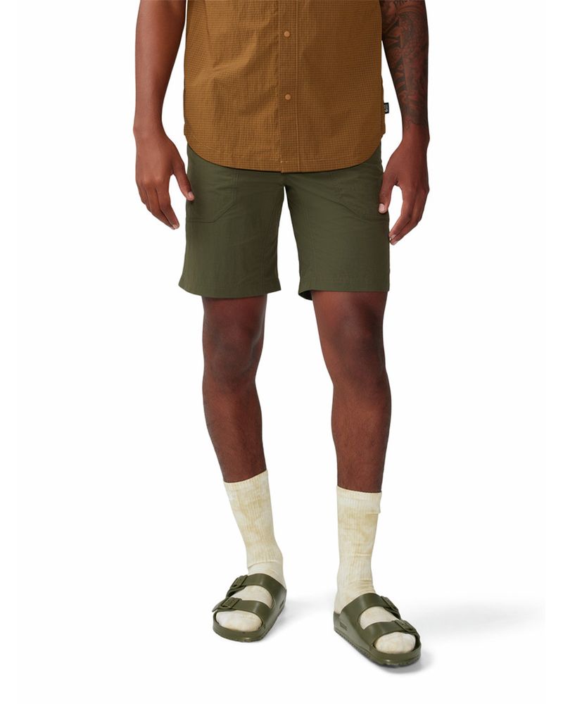 Short-Hombre-Stryder-Gris-Mountain-Hardwear