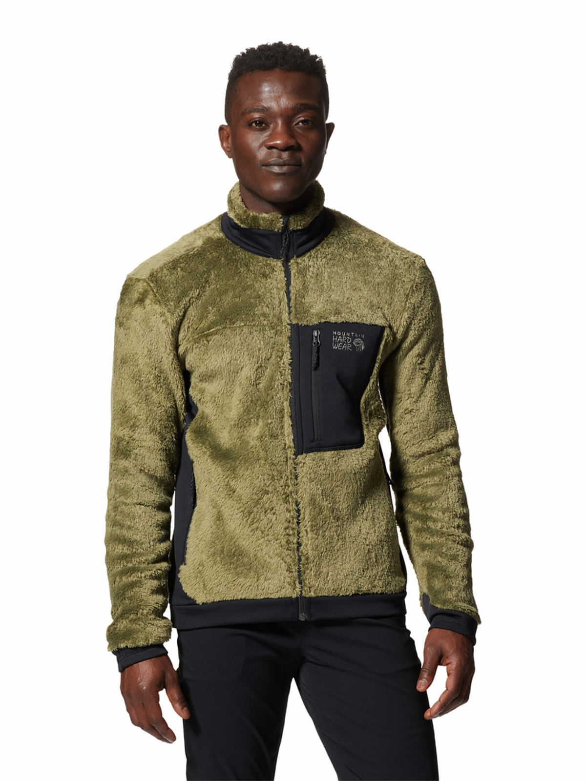 Polar Hombre Polartec High Loft Verde Mountain Hardwear