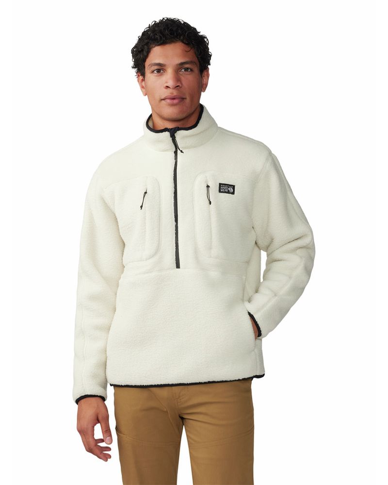 Polar-Hombre-Hicamp-Half-Zip-Blanco-Mountain-Hardwear