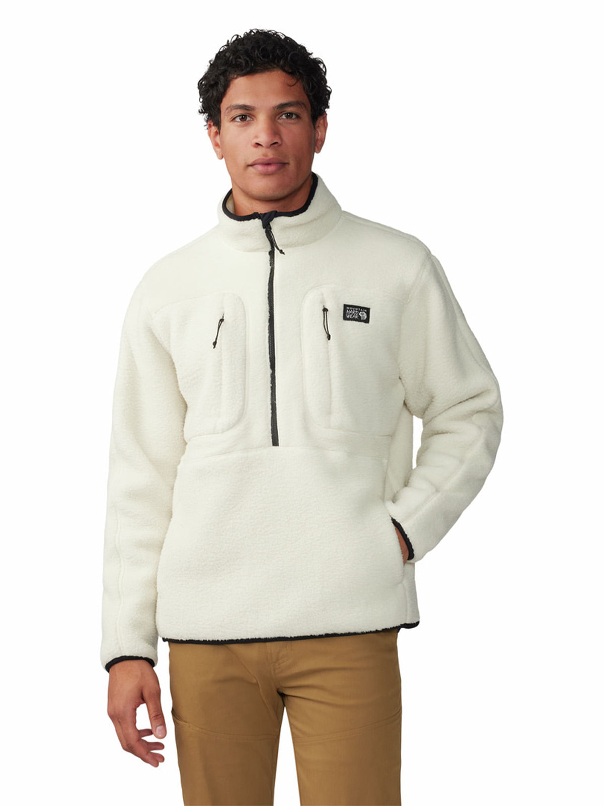 Polar Hombre Chaqueta Polar Blanca Polar Hombre Hicamp Half Zip
