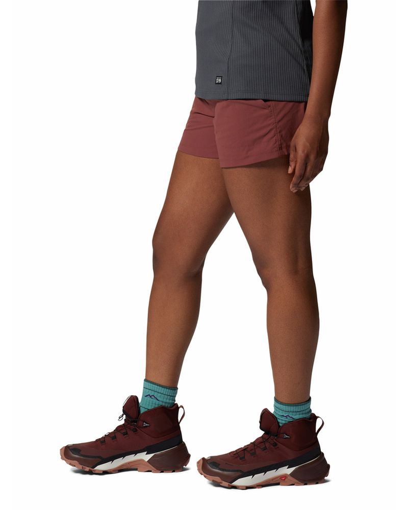 Short-Mujer-Dynama-2-Rojo-Mountain-Hardwear