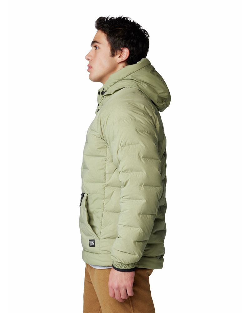 Parka-Hombre-Stretchdown-Popover-Verde-Mountain-Hardwear