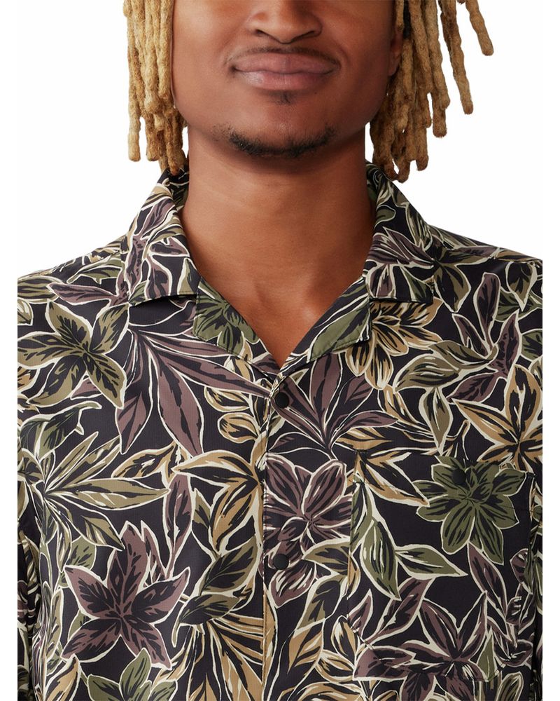 Camisa-Manga-Corta-Hombre-Trail-Sender-Negro-Mountain-Hardwear