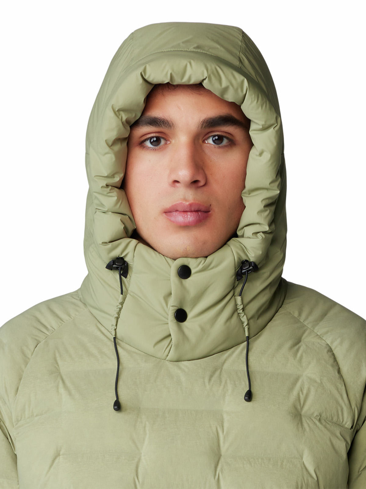 Parka Hombre Stretchdown Popover Verde Mountain Hardwear