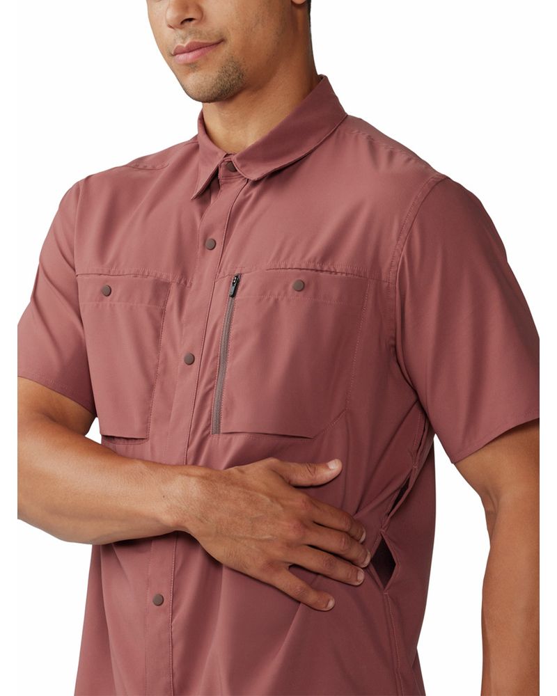 Camisa-Manga-Corta-Hombre-Trail-Sender-Cafe-Mountain-Hardwear