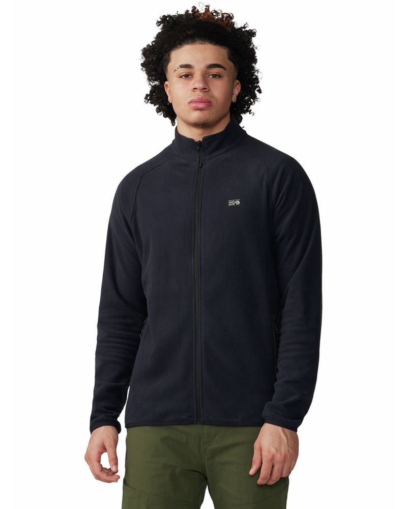 Polar-Hombre-Microchill-Full-Zip-Negro-Mountain-Hardwear