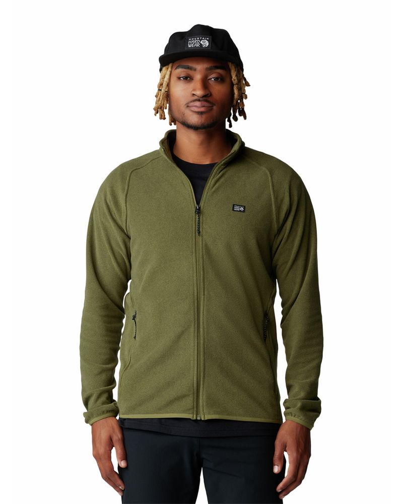 Polar-Hombre-Microchill-Full-Zip-Verde-Mountain-Hardwear