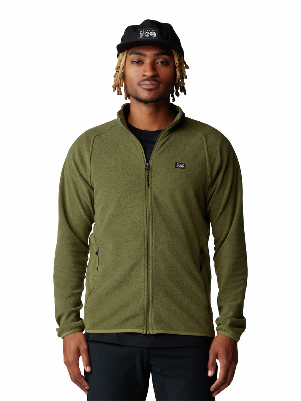 Polar Hombre Microchill Full Zip Verde Mountain Hardwear