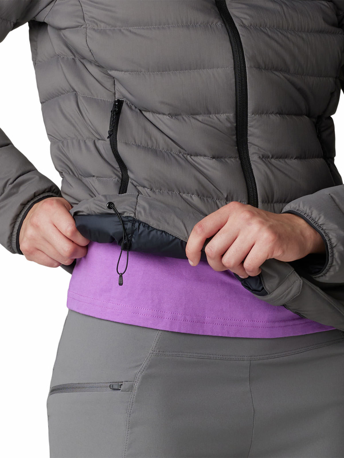 Parka Mujer Deloro Down Jacket Azul Mountain Hardwear