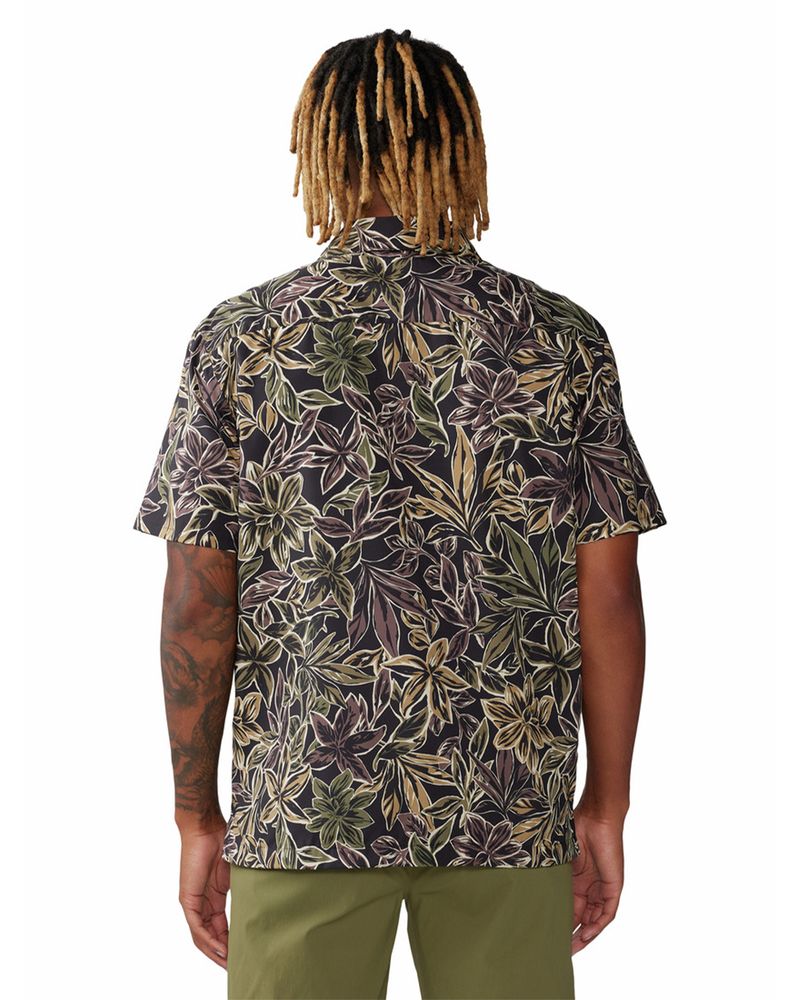 Camisa-Manga-Corta-Hombre-Trail-Sender-Negro-Mountain-Hardwear