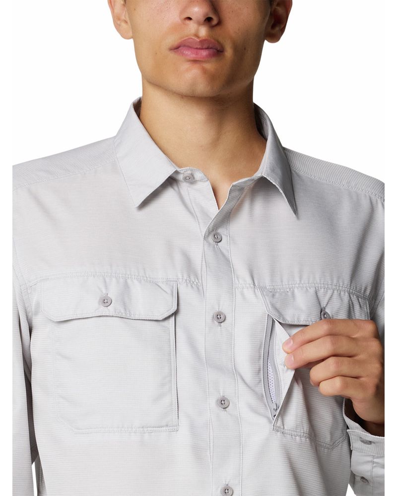Polera-Manga-Larga-Hombre-Canyon-Gris-Mountain-Hardwear