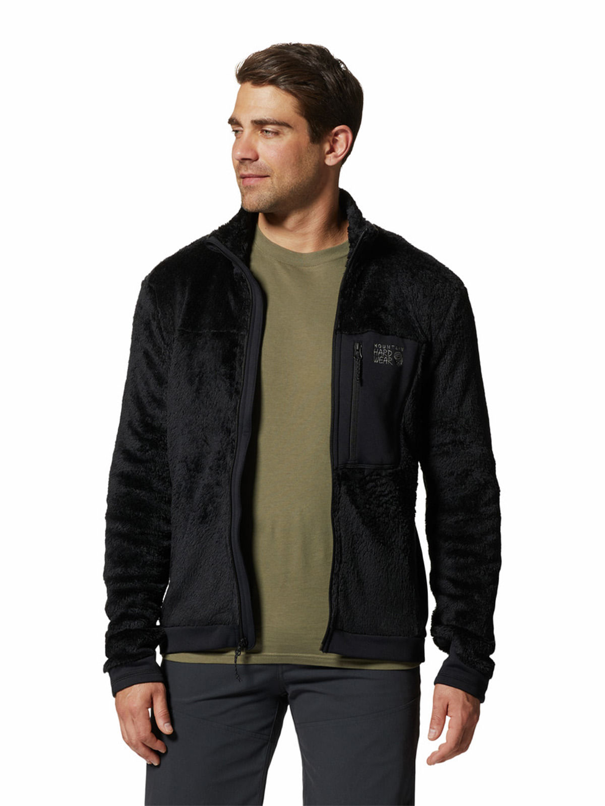 Polar Hombre Polartec High Loft Negro Mountain Hardwear