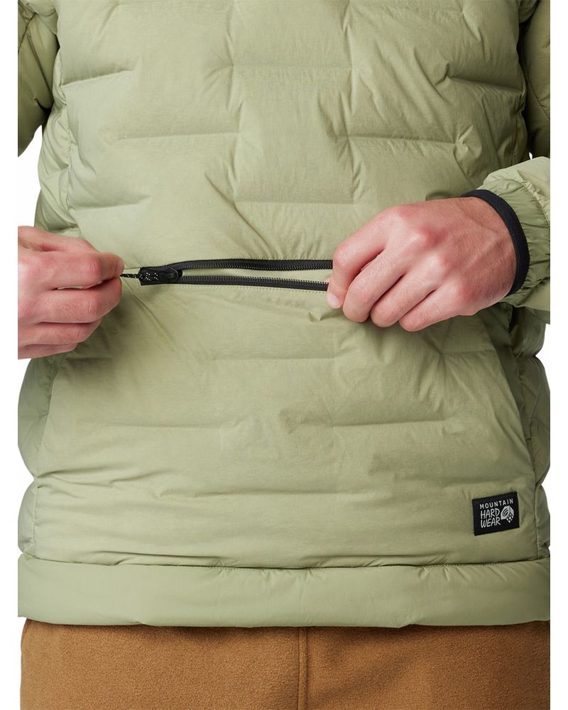 Parka-Hombre-Stretchdown-Popover-Verde-Mountain-Hardwear