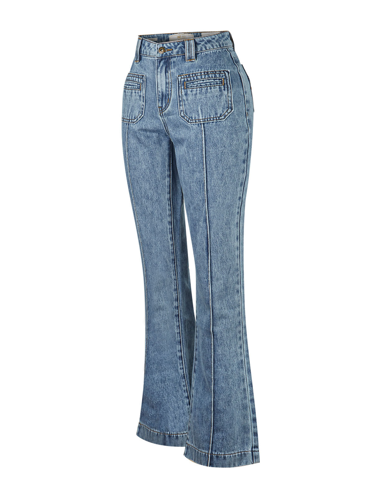 Jeans Algodón Orgánico Mujer Thau Azul Rockford