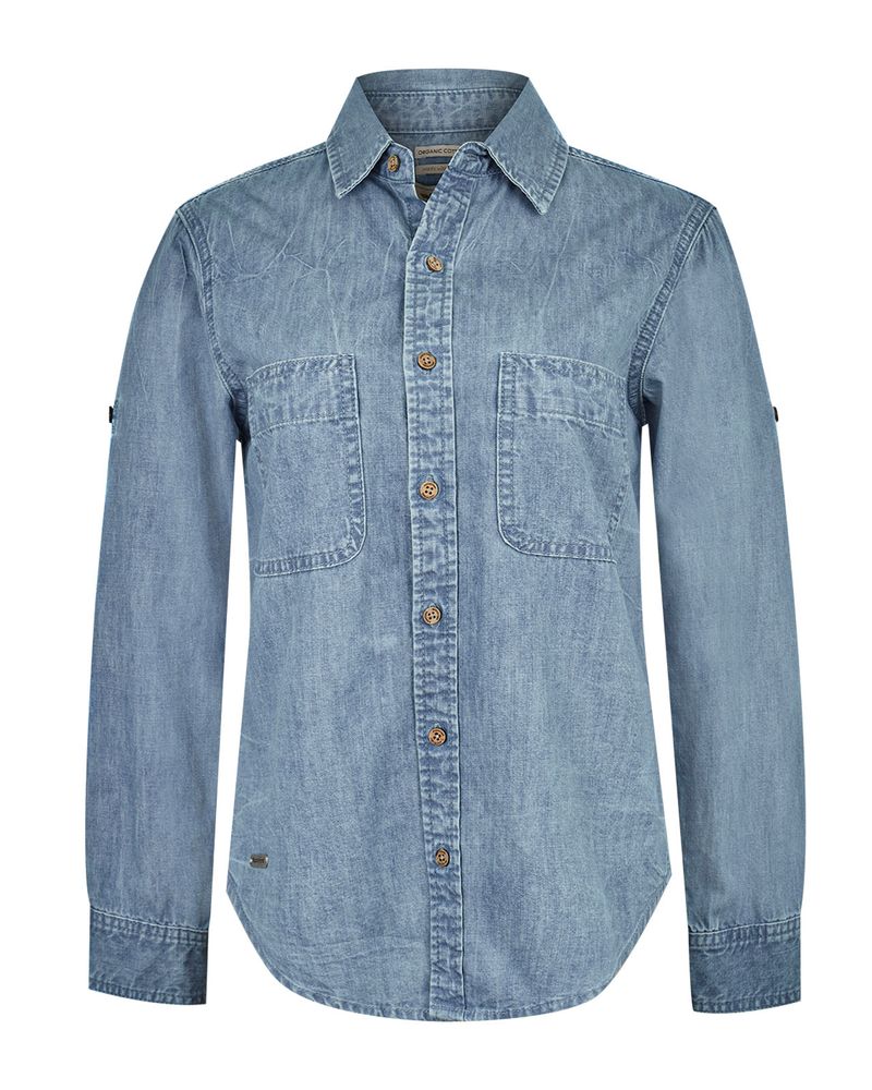 Blusa-Algodon-Organico-Mujer-Grema-Celeste-Rockford
