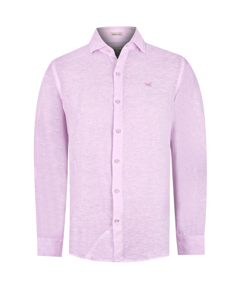 Camisa-Lino-Organico-Hombre-Linen-Lila-Rockford