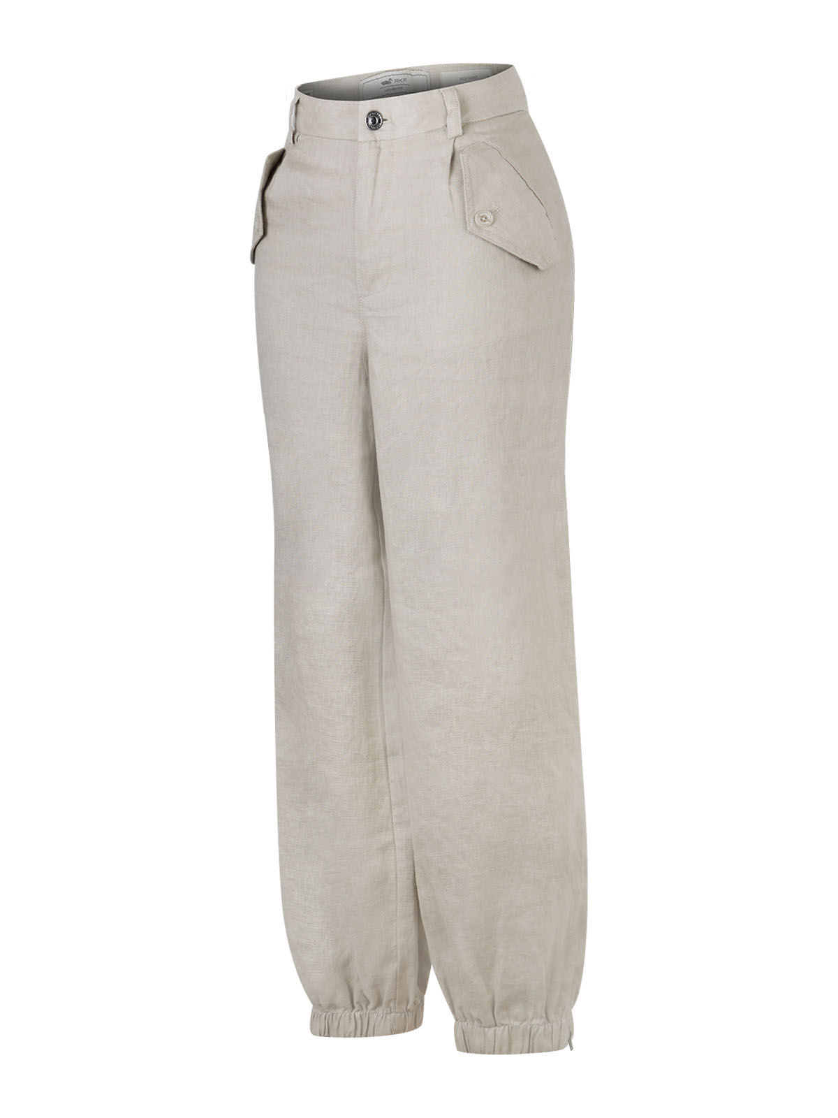 Pantalón Lino Orgánico Mujer Blake Beige Rockford