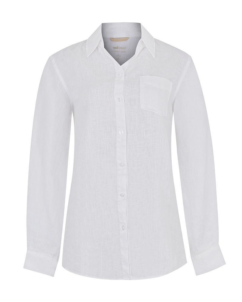 Blusa-Lino-Organico-Mujer-Lirio-Blanco-Rockford