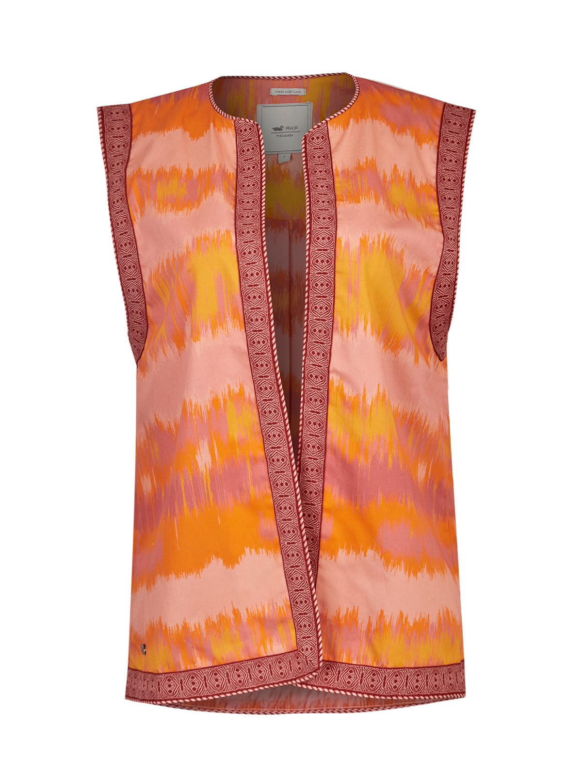 Chaqueta Algodón Orgánico Mujer Delfi Naranjo Rockford