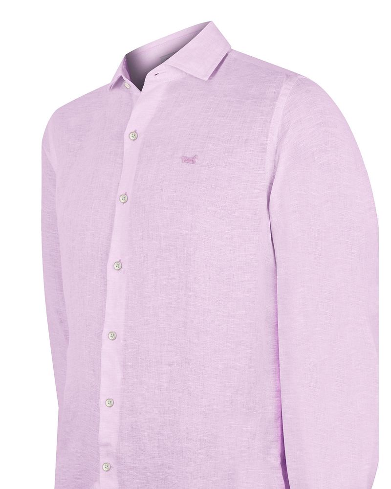 Camisa-Lino-Organico-Hombre-Linen-Lila-Rockford