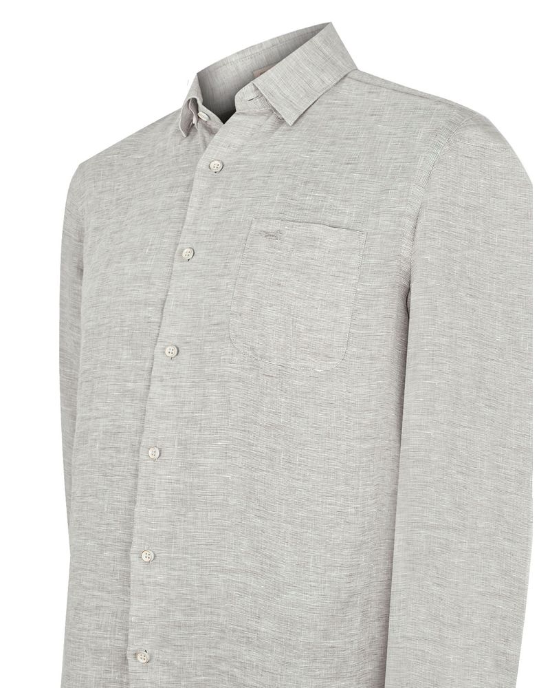 Camisa-Lino-Organico-Hombre-Linentex-Verde-Rockford