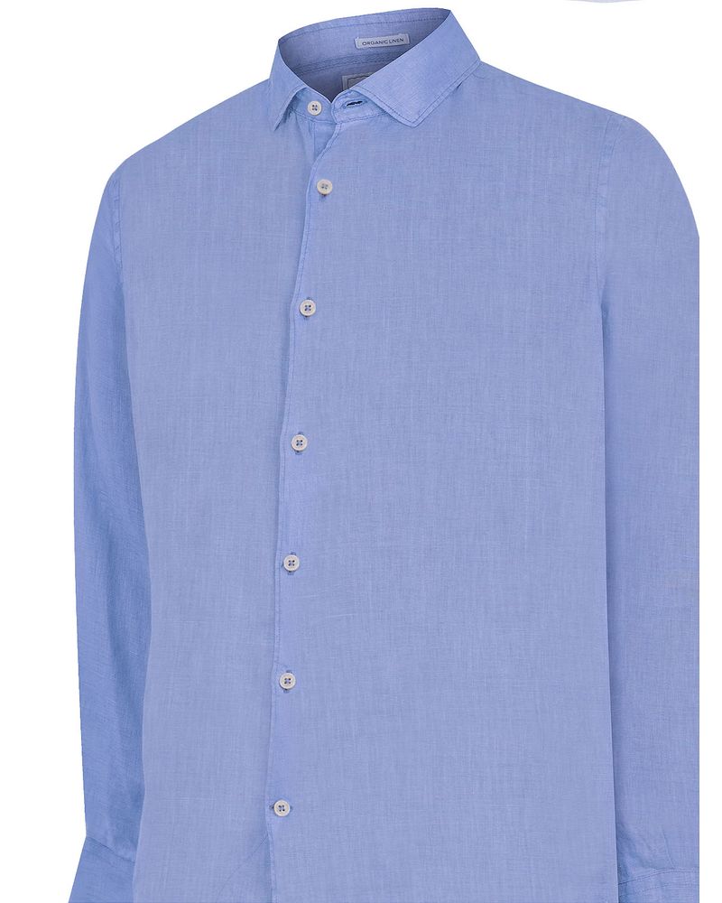Camisa-Lino-Organico-Hombre-Linenpro-Azulino-Rockford
