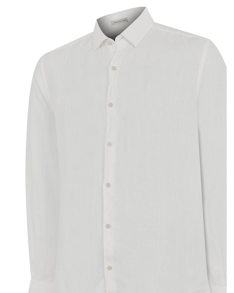 Camisa-Lino-Organico-Hombre-Linenpro-Blanco-Rockford