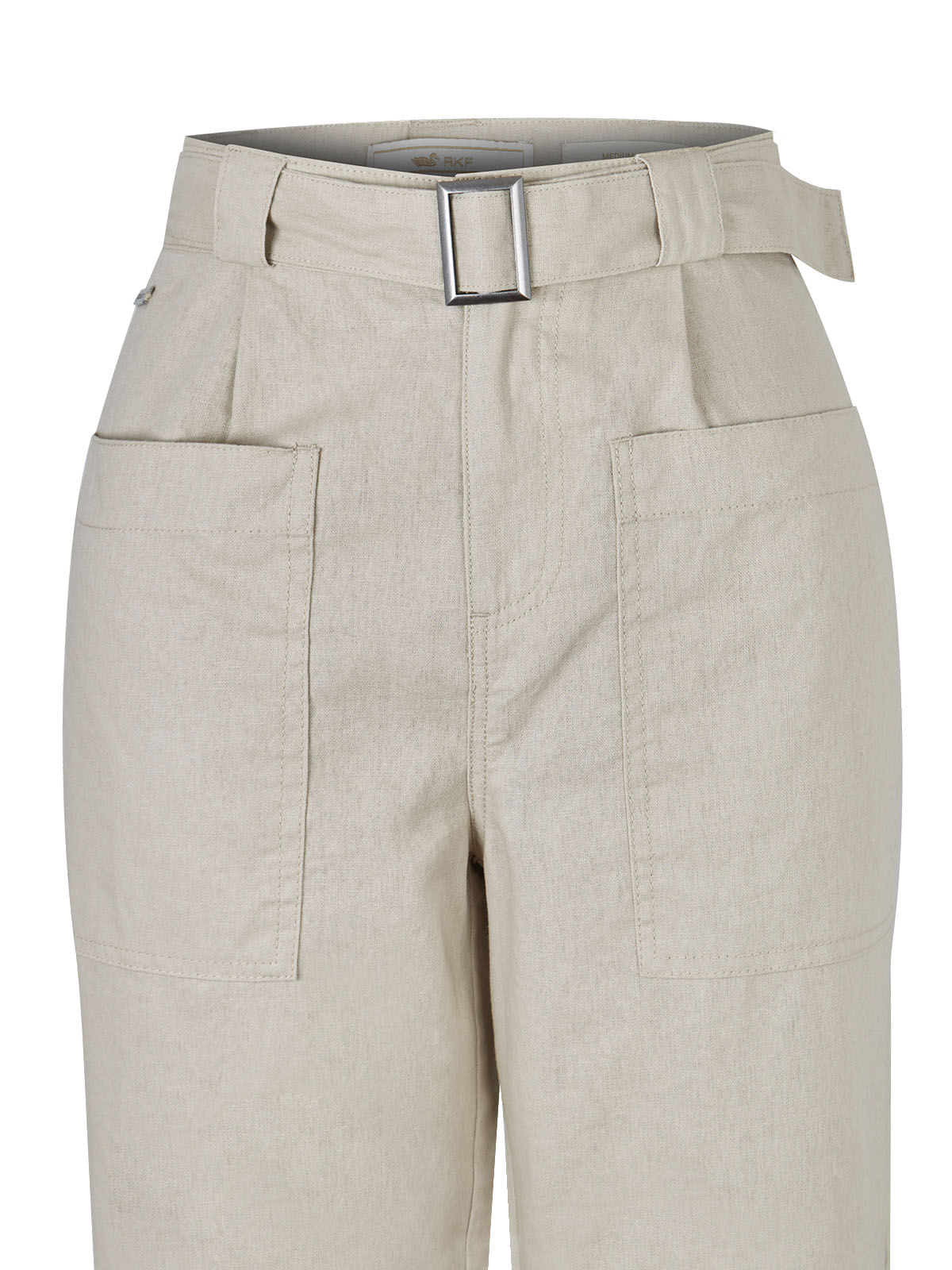 Pantalón Algodón Orgánico Mujer Flip Beige Rockford