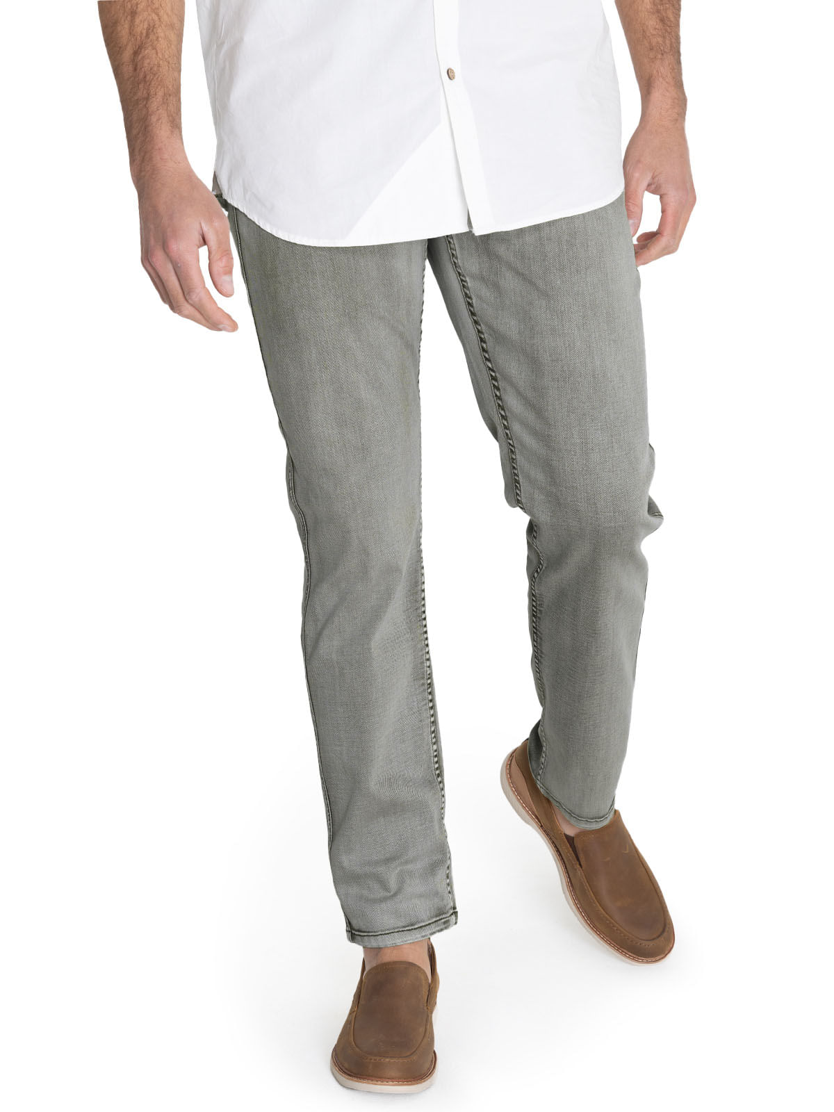 Jeans Algodón Orgánico Hombre Baycolor Verde Rockford