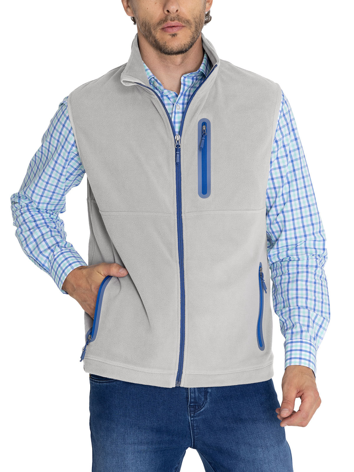 Polar Fibras Recicladas Hombre Arienzo Gris Rockford