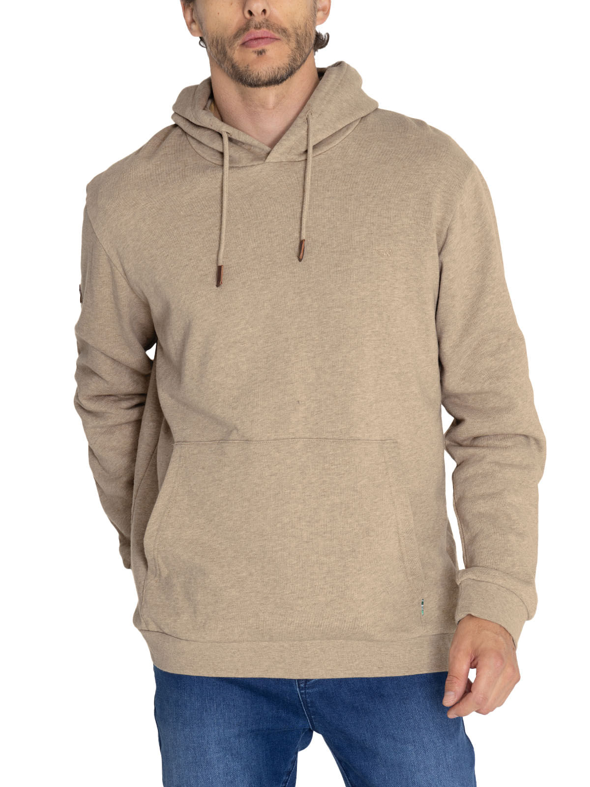 Polerón Algodón Orgánico Hombre Starza Beige Rockford
