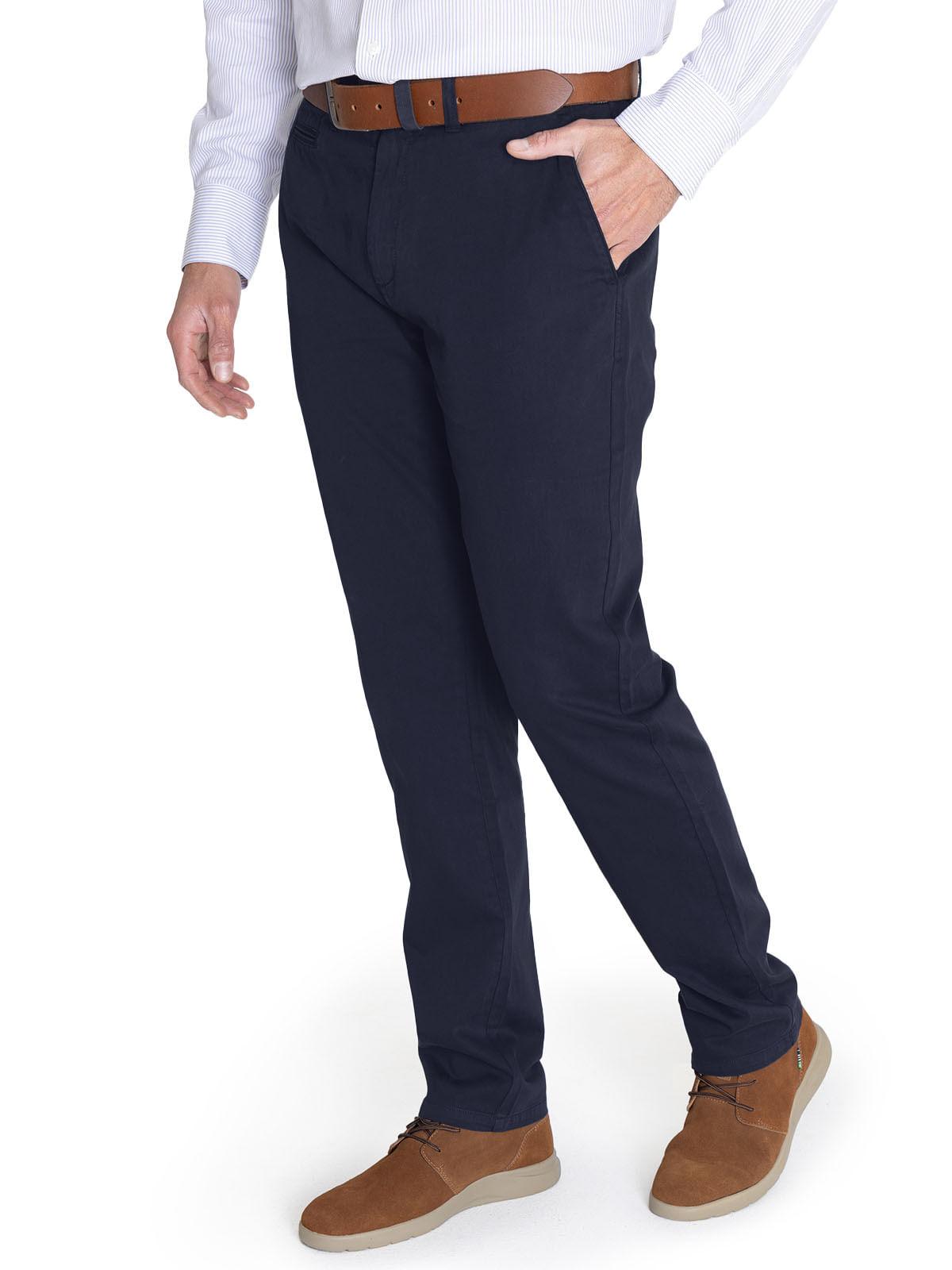Pantalón Tencel Hombre Napoli Azul Rockford