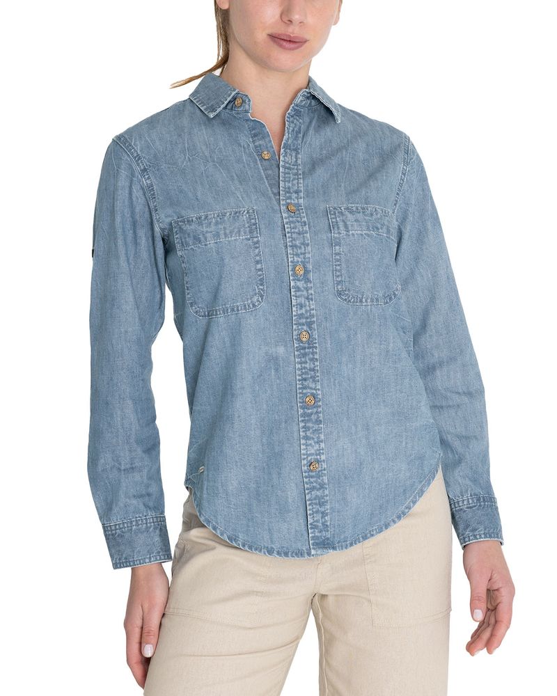 Blusa-Algodon-Organico-Mujer-Grema-Celeste-Rockford