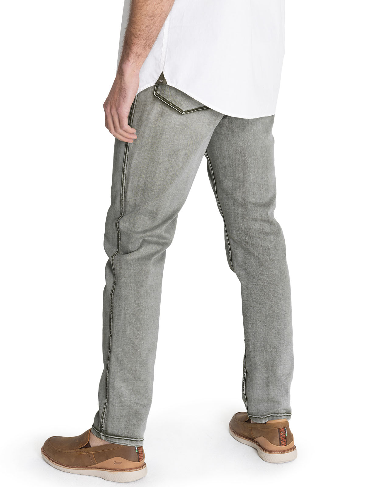 Jeans Algodón Orgánico Hombre Baycolor Verde Rockford
