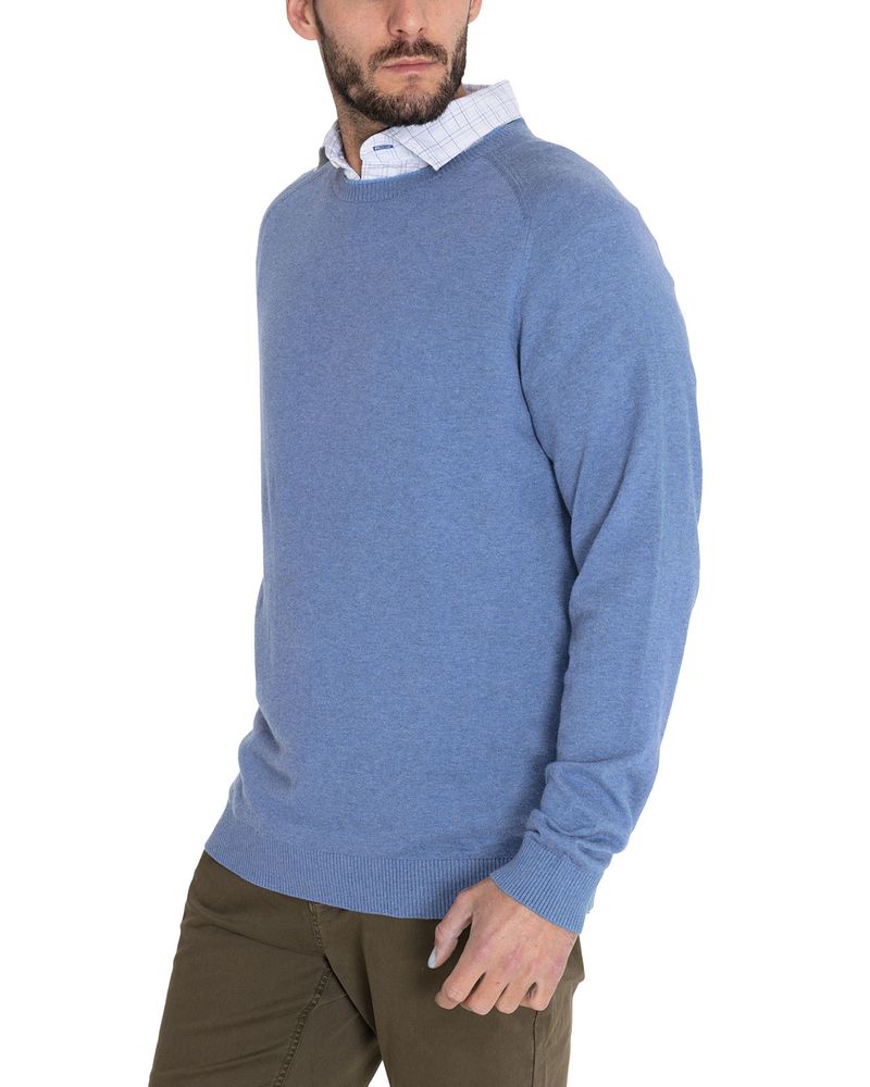 Sweater-Algodon-Organico-Hombre-Angri-Azul-Rockford