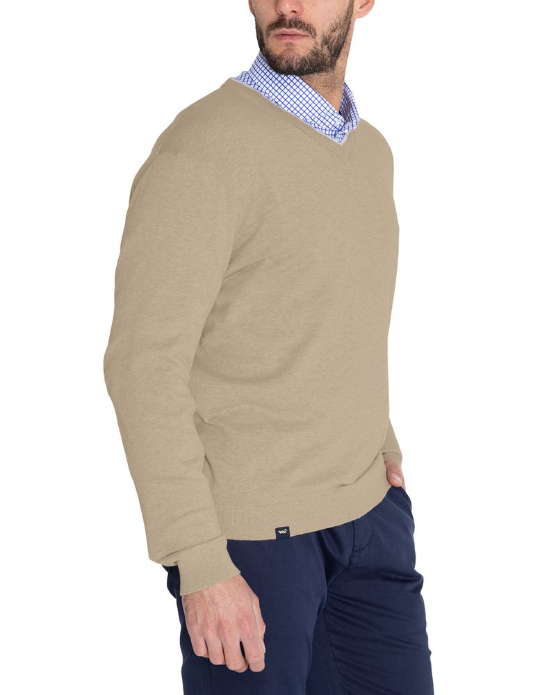 Sweater-Algodon-Organico-Hombre-Angri-V-Beige-Rockford