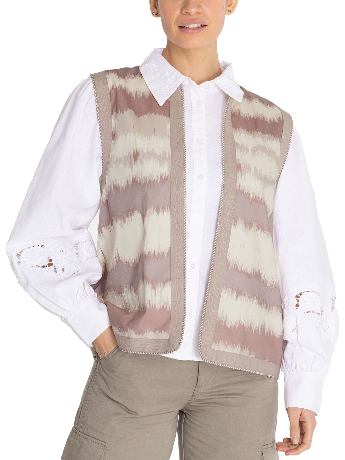 Chaqueta Algodón Orgánico Mujer Delfi Café Rockford