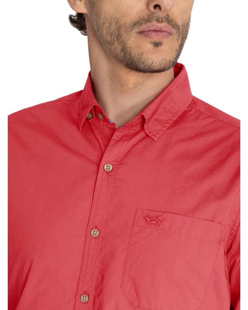 Camisa-Algodon-Organico-Hombre-Galiton-Rojo-Rockford