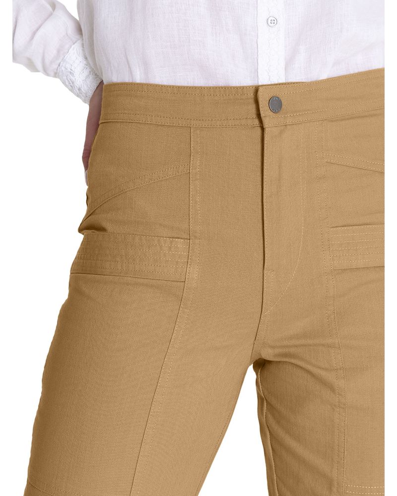 Pantalon-Algodon-Organico-Mujer-Isis-Amarillo-Rockford