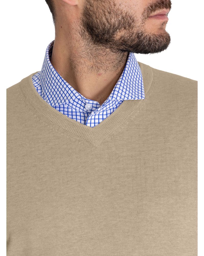 Sweater-Algodon-Organico-Hombre-Angri-V-Beige-Rockford