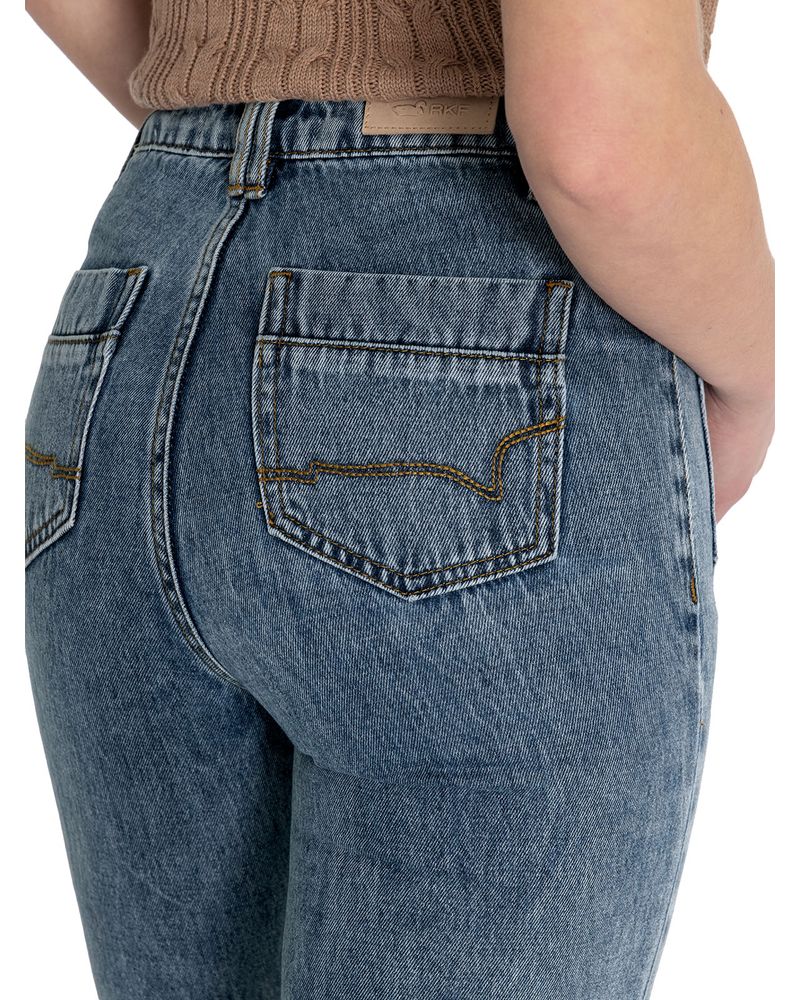 Jeans-Algodon-Organico-Mujer-Thau-Azul-Rockford