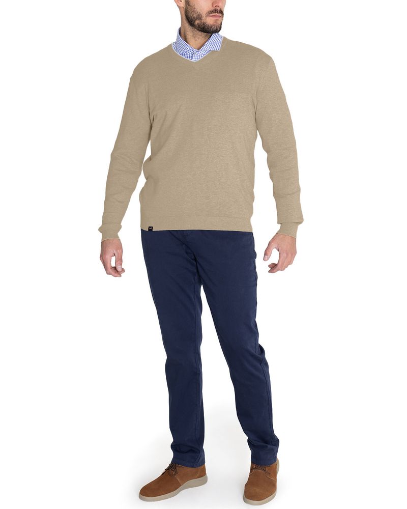 Sweater-Algodon-Organico-Hombre-Angri-V-Beige-Rockford