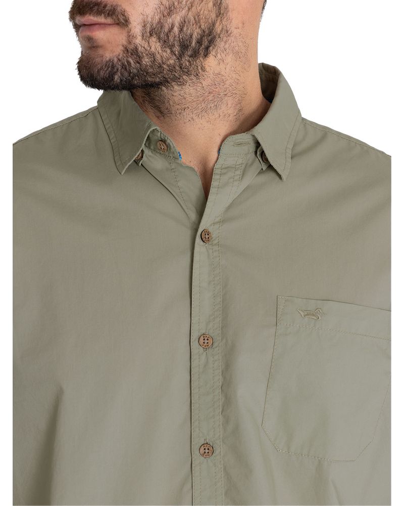 Camisa-Algodon-Organico-Hombre-Galiton-Verde-Rockford