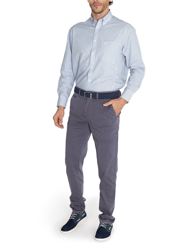 Camisa-Libre-De-Arrugas-Hombre-WF-Cuello-Button-Down-Marino-Rockford