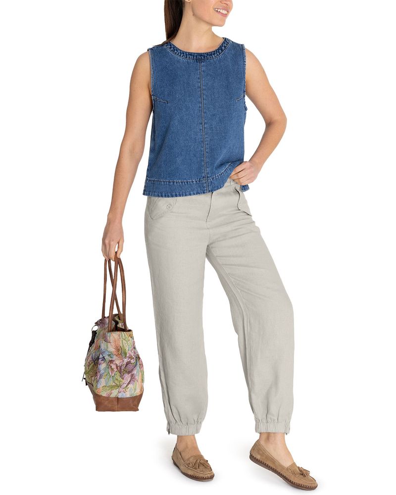 Pantalon-Lino-Organico-Mujer-Blake-Beige-Rockford