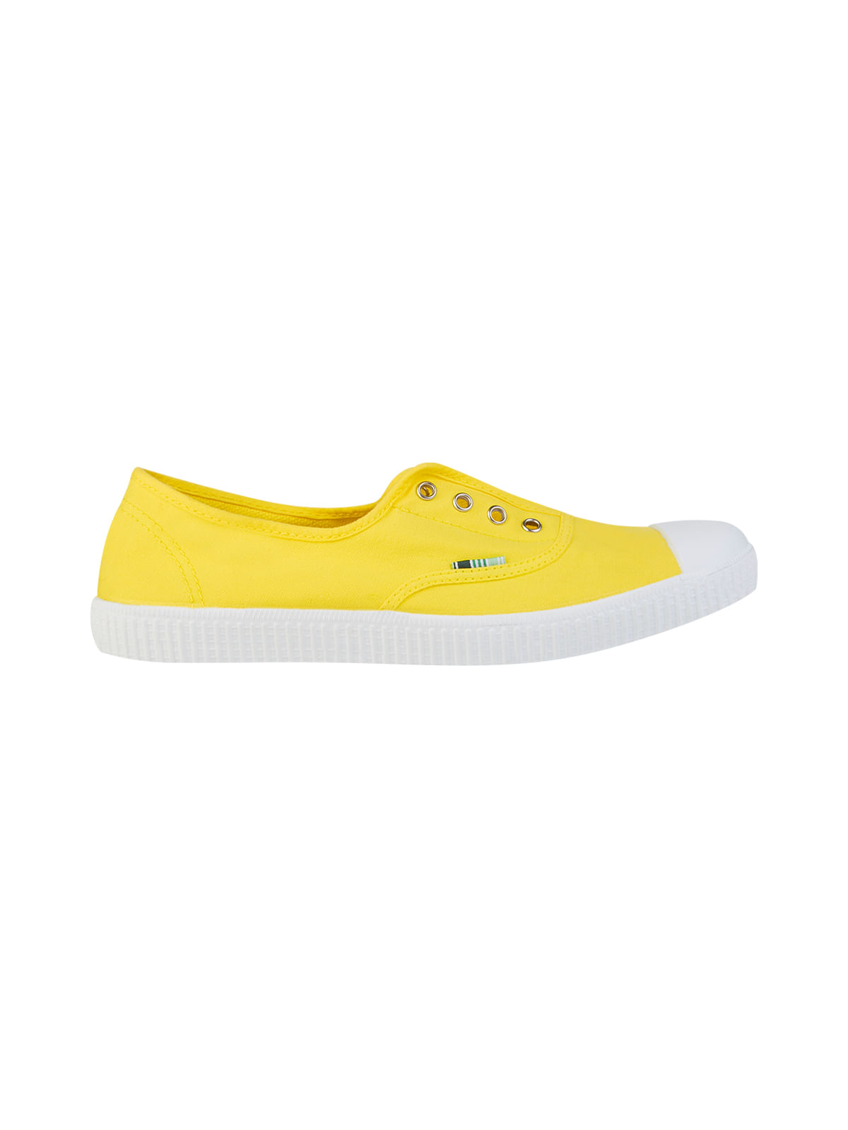 Zapatilla Algodón Orgánico Mujer Greece Amarillo Rockford